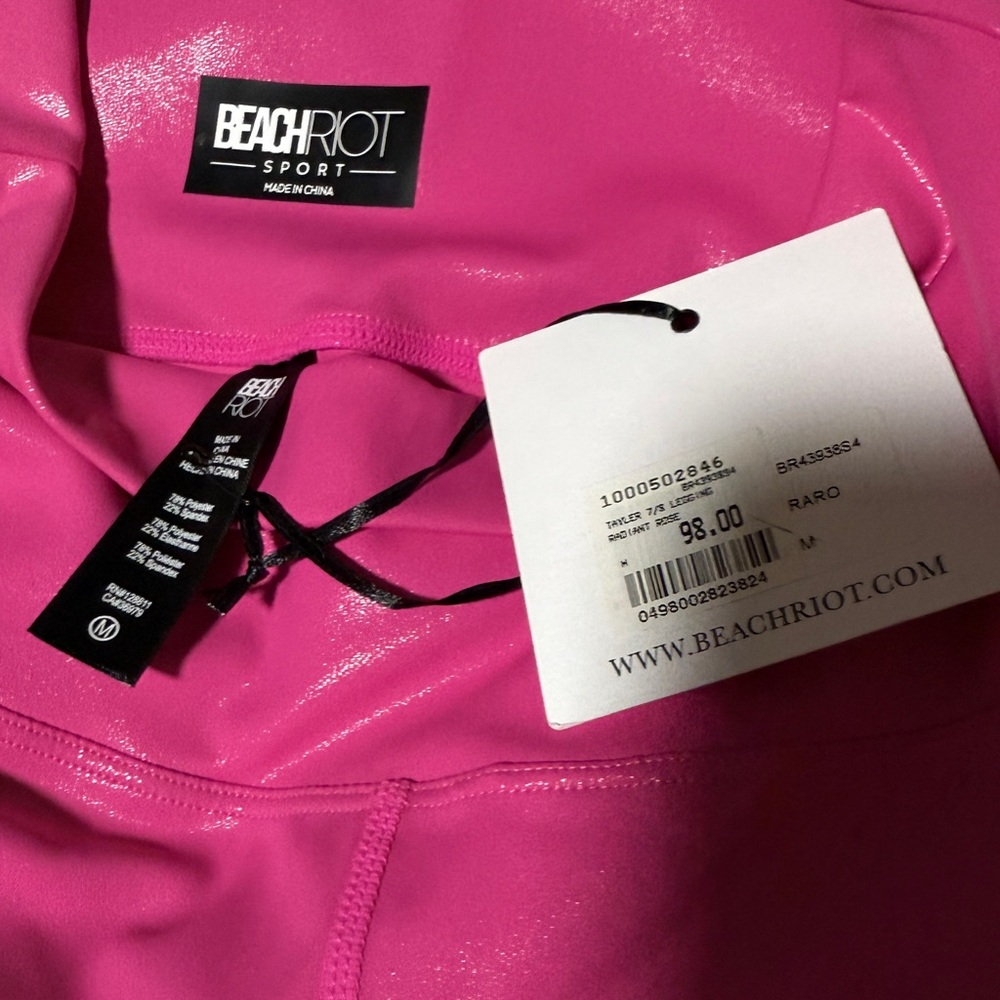 NTW Beach Riot Fuchsia leggings
